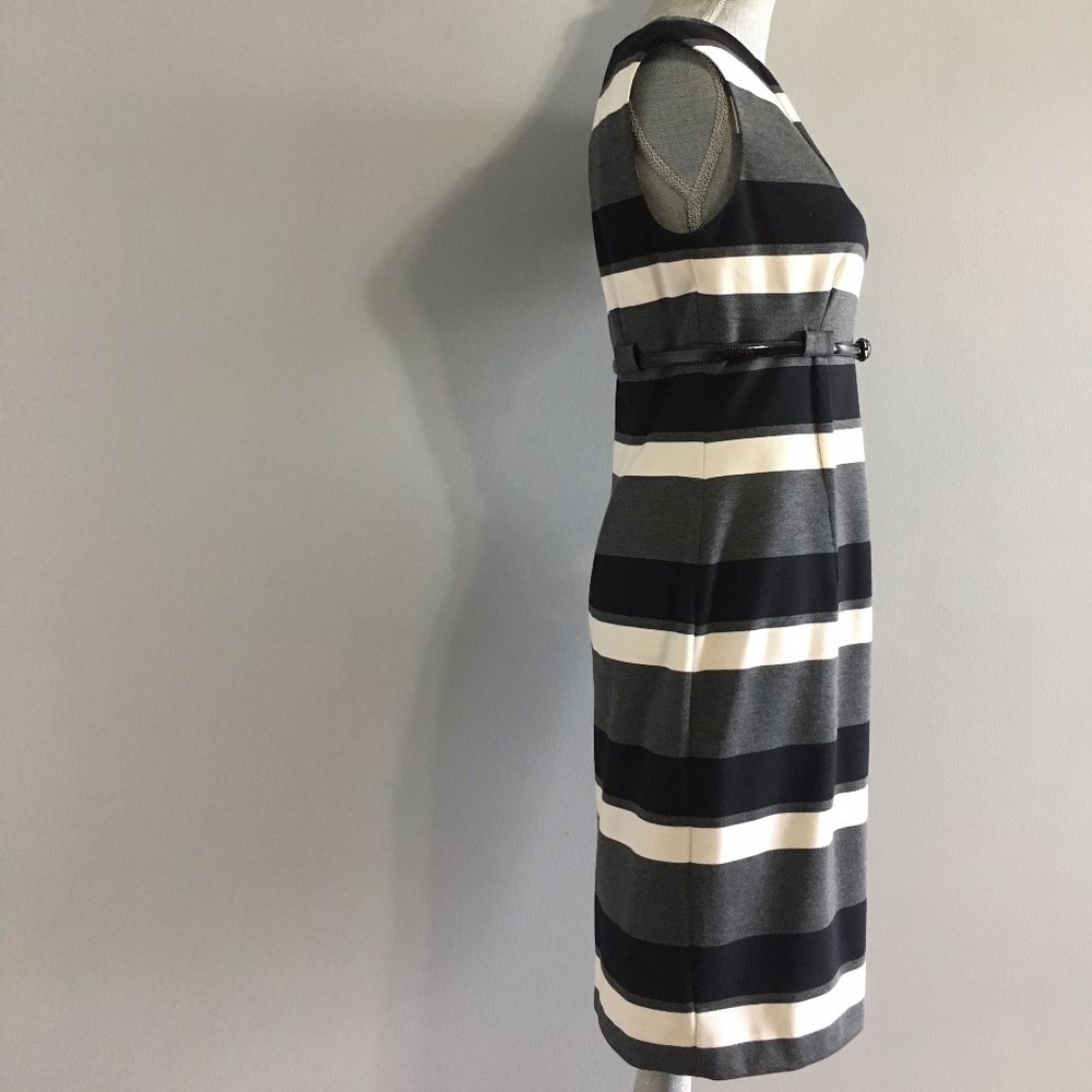 Calvin Klein Striped Sheath Dress - Picture 3 of 5
